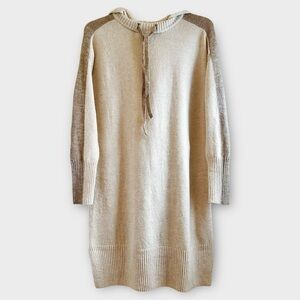 ✨  Stitchdrop Hooded sweater dress / long knit hoodie  NWT – Size L